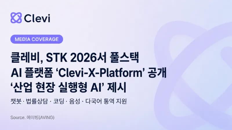 CleviX, 혁신적인 AI 솔루션으로 비즈니스 혁신 선도